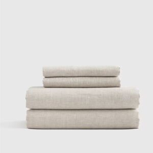 Quince European Linen Sheets - Queen (Natural)